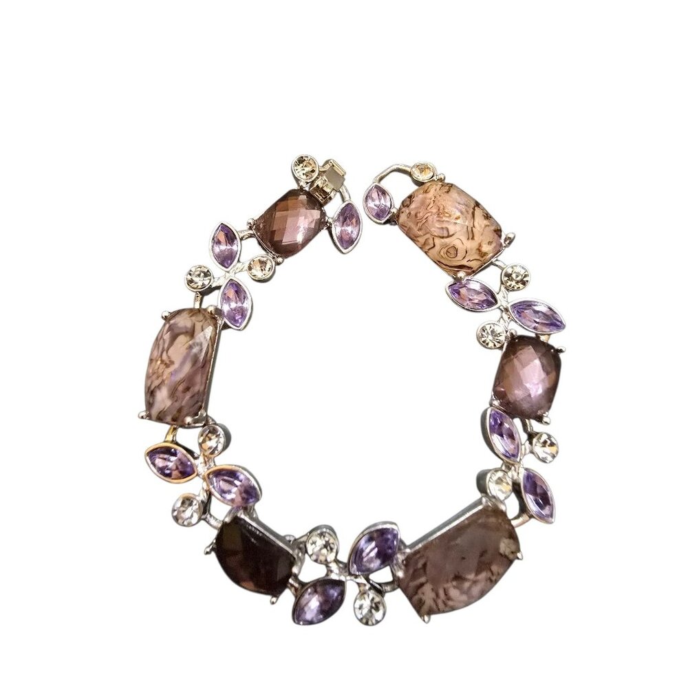 Vintage 90s Signed Napier Acrylic Bracelet (A8709)